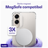 Buddi Core Samsung Galaxy S25 Edge Hoesje MagSafe Back Cover Transparant afbeelding 3