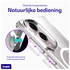 Buddi Core Samsung Galaxy S25 Edge Hoesje MagSafe Back Cover Transparant afbeelding 5