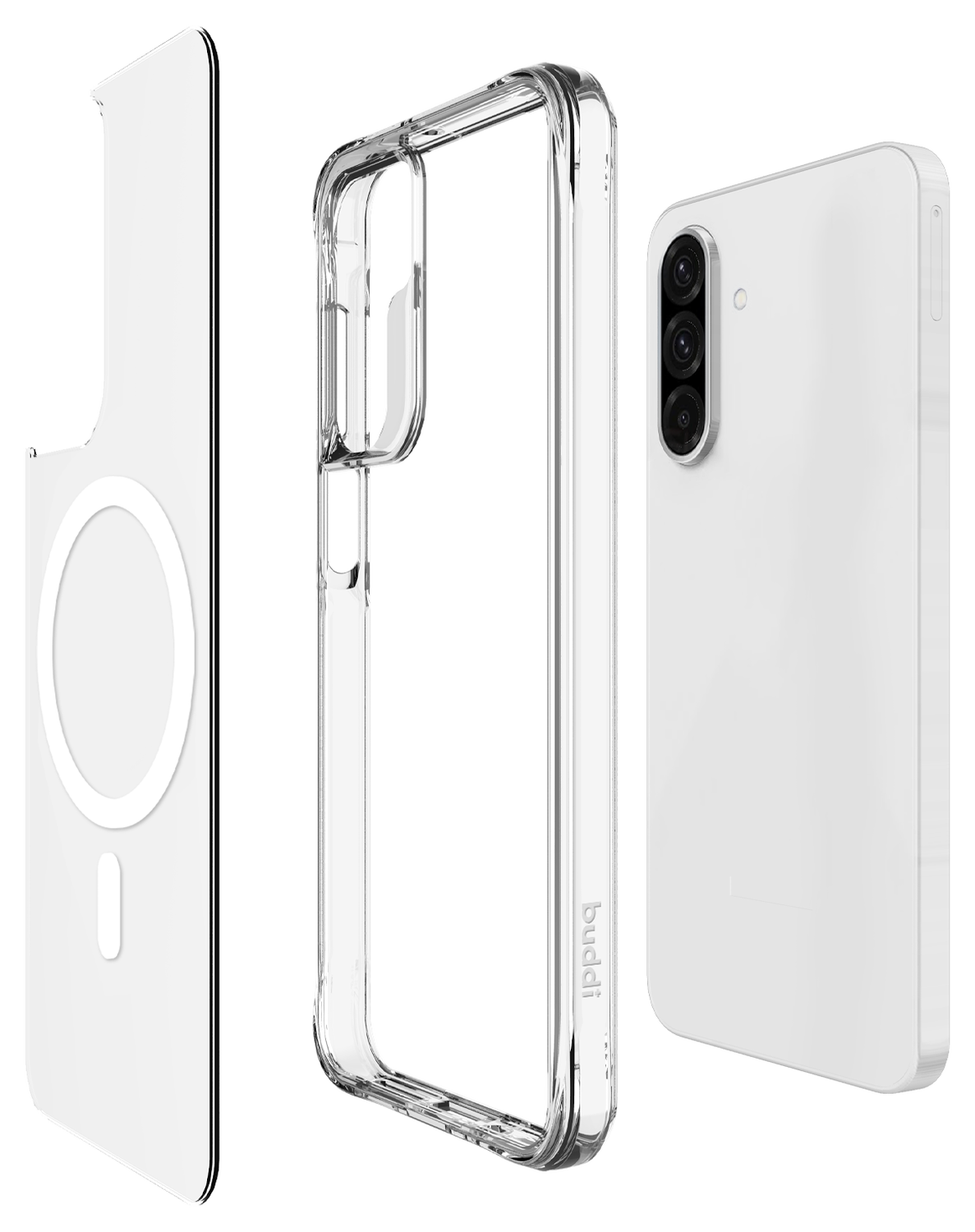 Buddi Core Samsung Galaxy A16 / A26 Hoesje MagSafe Back Cover Transparant afbeelding 9