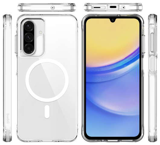 Buddi Core Samsung Galaxy A16 / A26 Hoesje MagSafe Back Cover Transparant afbeelding 10