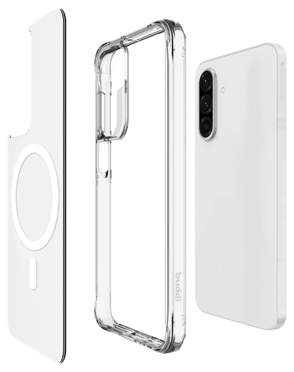 Buddi Core Samsung Galaxy A16 / A26 Hoesje MagSafe Back Cover Transparant afbeelding 9