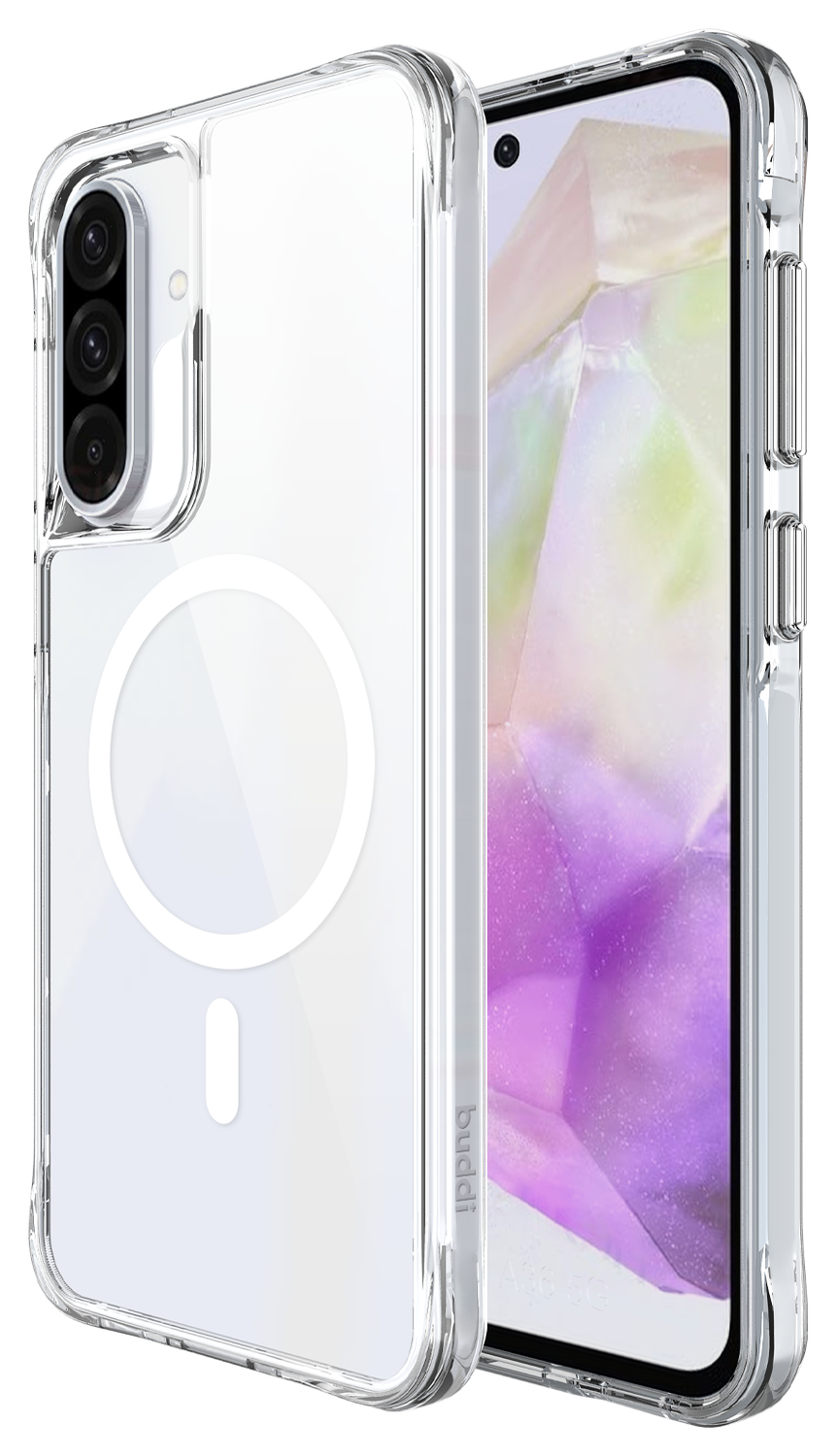 Buddi Core Samsung Galaxy A56 / A36 Hoesje MagSafe Back Cover Transparant afbeelding 1