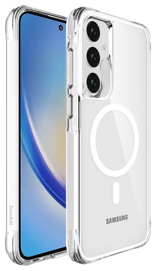 Buddi Core Samsung Galaxy A55 Hoesje MagSafe Back Cover Transparant afbeelding 8