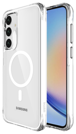Buddi Core Samsung Galaxy A55 Hoesje MagSafe Back Cover Transparant afbeelding