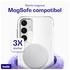 Buddi Core Samsung Galaxy A55 Hoesje MagSafe Back Cover Transparant afbeelding 3