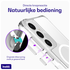 Buddi Core Samsung Galaxy A55 Hoesje MagSafe Back Cover Transparant afbeelding 5