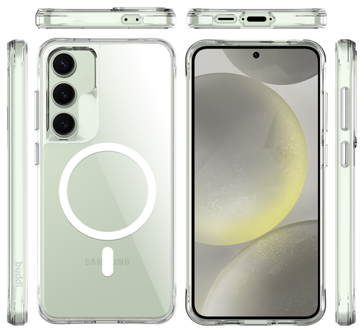 Buddi Core Samsung Galaxy S24 FE Hoesje MagSafe Back Cover Transparant afbeelding 10