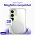 Buddi Core Samsung Galaxy S24 FE Hoesje MagSafe Back Cover Transparant afbeelding 3