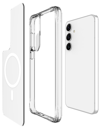 Buddi Core Samsung Galaxy S25 / S24 Hoesje MagSafe Back Cover Transparant afbeelding 9