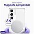 Buddi Core Samsung Galaxy S25 / S24 Hoesje MagSafe Back Cover Transparant afbeelding 3