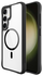 Buddi Hybrid Samsung Galaxy S25 / S24 Hoesje MagSafe Transparant Zwart afbeelding 1
