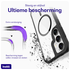 Buddi Hybrid Samsung Galaxy S25 / S24 Hoesje MagSafe Transparant Zwart afbeelding 2