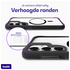 Buddi Hybrid Samsung Galaxy S25 / S24 Hoesje MagSafe Transparant Zwart afbeelding 5
