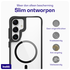 Buddi Hybrid Samsung Galaxy S25 / S24 Hoesje MagSafe Transparant Zwart afbeelding 6