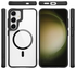 Buddi Hybrid Samsung Galaxy S25 / S24 Hoesje MagSafe Transparant Zwart afbeelding 9