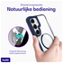 Buddi Hybrid Samsung Galaxy S25 / S24 Hoesje MagSafe Transparant Blauw afbeelding 4