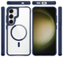 Buddi Hybrid Samsung Galaxy S25 / S24 Hoesje MagSafe Transparant Blauw afbeelding 9