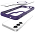 Buddi Hybrid Samsung Galaxy S25 / S24 Hoesje MagSafe Transparant Paars afbeelding 10