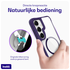 Buddi Hybrid Samsung Galaxy S25 / S24 Hoesje MagSafe Transparant Paars afbeelding 4