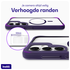 Buddi Hybrid Samsung Galaxy S25 / S24 Hoesje MagSafe Transparant Paars afbeelding 5