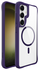Buddi Hybrid Samsung Galaxy S25 / S24 Hoesje MagSafe Transparant Paars afbeelding 8