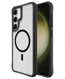 Buddi Hybrid Samsung Galaxy S25 / S24 Hoesje MagSafe Matte Zwart afbeelding