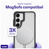 Buddi Hybrid Samsung Galaxy S25 / S24 Hoesje MagSafe Matte Zwart afbeelding 3