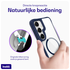 Buddi Hybrid Samsung Galaxy S25 Plus / S24 Plus Hoesje MagSafe Transparant Blauw afbeelding 4