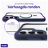 Buddi Hybrid Samsung Galaxy S25 Plus / S24 Plus Hoesje MagSafe Transparant Blauw afbeelding 5