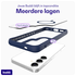 Buddi Hybrid Samsung Galaxy S25 Plus / S24 Plus Hoesje MagSafe Transparant Blauw afbeelding 7