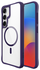 Buddi Hybrid Samsung Galaxy S25 Plus / S24 Plus Hoesje MagSafe Transparant Paars