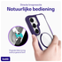 Buddi Hybrid Samsung Galaxy S25 Plus / S24 Plus Hoesje MagSafe Transparant Paars afbeelding 4