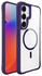 Buddi Hybrid Samsung Galaxy S25 Plus / S24 Plus Hoesje MagSafe Transparant Paars afbeelding 8
