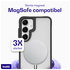 Buddi Hybrid Samsung Galaxy S25 Plus / S24 Plus Hoesje MagSafe Matte Zwart afbeelding 3