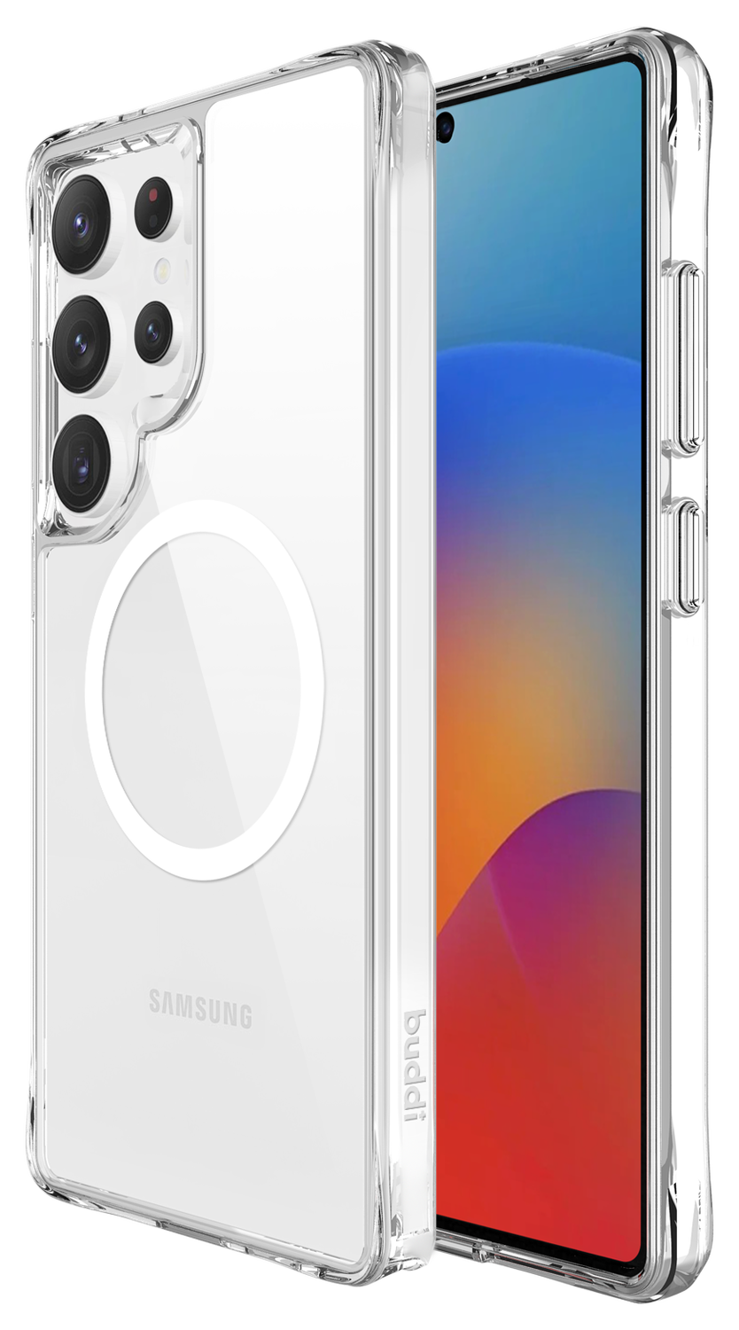 Buddi Core Samsung Galaxy S25 Ultra Hoesje MagSafe Back Cover Transparant afbeelding 1