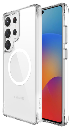 Buddi Core Samsung Galaxy S25 Ultra Hoesje MagSafe Back Cover Transparant afbeelding 1