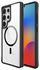 Buddi Hybrid Samsung Galaxy S25 Ultra Hoesje MagSafe Transparant Zwart