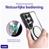 Buddi Hybrid Samsung Galaxy S25 Ultra Hoesje MagSafe Transparant Zwart afbeelding 4