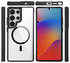 Buddi Hybrid Samsung Galaxy S25 Ultra Hoesje MagSafe Transparant Zwart afbeelding 9