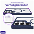 Buddi Hybrid Samsung Galaxy S25 Ultra Hoesje MagSafe Transparant Blauw afbeelding 5