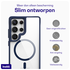 Buddi Hybrid Samsung Galaxy S25 Ultra Hoesje MagSafe Transparant Blauw afbeelding 6