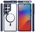 Buddi Hybrid Samsung Galaxy S25 Ultra Hoesje MagSafe Transparant Blauw afbeelding 9