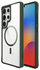 Buddi Hybrid Samsung Galaxy S25 Ultra Hoesje MagSafe Transparant Groen