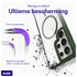 Buddi Hybrid Samsung Galaxy S25 Ultra Hoesje MagSafe Transparant Groen afbeelding 2