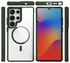 Buddi Hybrid Samsung Galaxy S25 Ultra Hoesje MagSafe Transparant Groen afbeelding 9