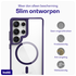Buddi Hybrid Samsung Galaxy S25 Ultra Hoesje MagSafe Transparant Paars afbeelding 6