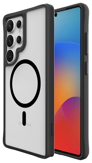 Buddi Hybrid Samsung Galaxy S25 Ultra Hoesje MagSafe Matte Zwart afbeelding 1