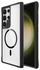 Buddi Hybrid Samsung Galaxy S24 Ultra Hoesje MagSafe Transparant Zwart afbeelding 1