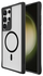 Buddi Hybrid Samsung Galaxy S24 Ultra Hoesje MagSafe Matte Zwart afbeelding 1