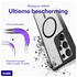Buddi Hybrid Samsung Galaxy S24 Ultra Hoesje MagSafe Matte Zwart afbeelding 2